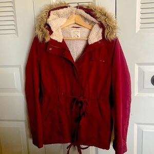 LA Hearts coat, gently worn from Pac Sun
